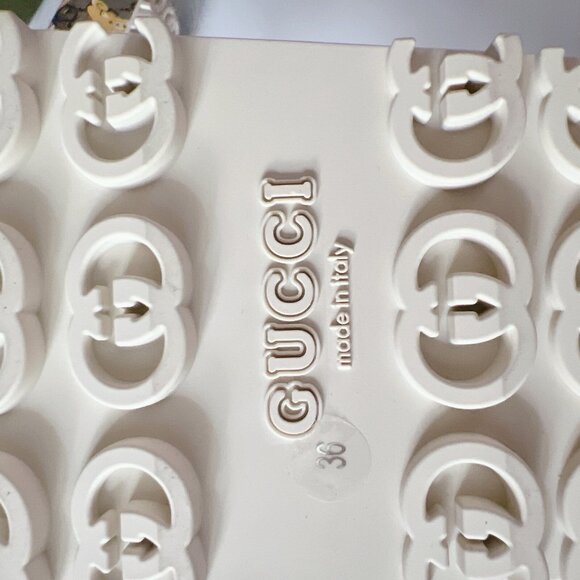 Gucci x Pikarar Kawaii Supreme Interlocking GG Platform Rubber Slide EU 36 *Auth - Picture 13 of 14